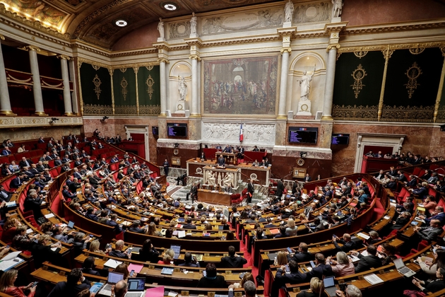 L'Assemblée nationale, le 9 avril 2019