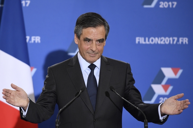 François Fillon après sa victoire à la primaire de la droite le 27 novembre 2016 à Paris