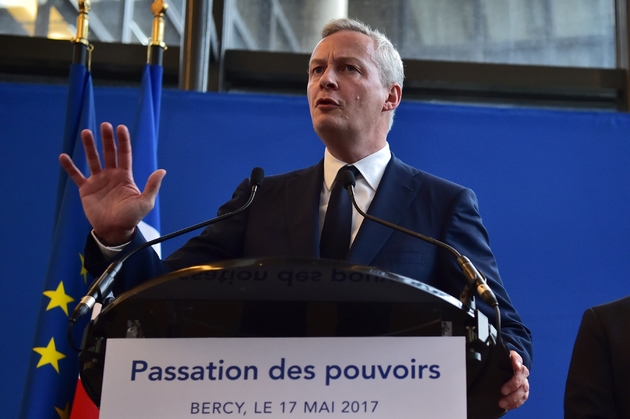 Bruno Le Maire, nouveau ministre de l'Economie, le 17 mai 2017 à Paris