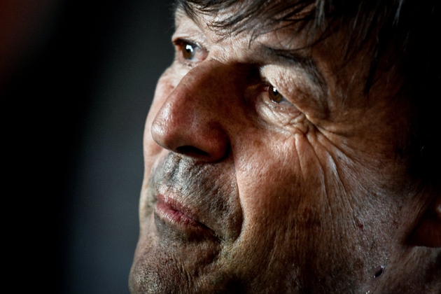 Le ministre de la Transition écologique Nicolas Hulot lors d'une conférence de presse à Passy dans l'Yonne, le 29 septembre 2017