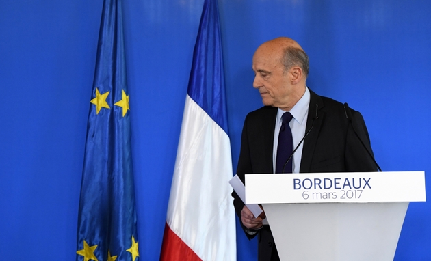 L'ancien Premier ministre Alain Juppé, maire de Bordeaux, lors de sa conférence de presse dans sa ville, le 6 mars 2017