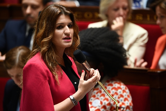 Marlène Schiappa à l'Assemblée nationale, le 8 juillet 2019 à Paris