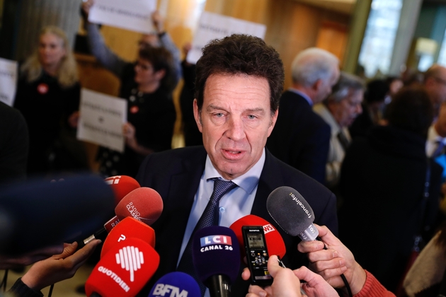 Le président du Medef Geoffroy Roux de Bezieux, le 11 décembre 2019 à Paris