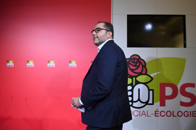 Le coordinateur du PS Rachid Temal, le 30 septembre 2017 à Paris