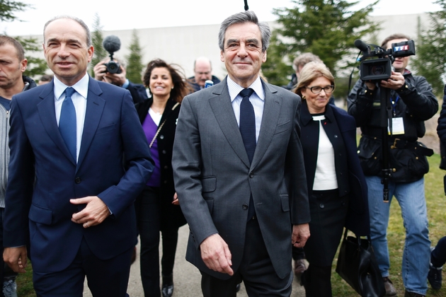 Le candidat de droite à l'élection présidentielle François Fillon à Meaux, près de Paris, le 27 février 2017