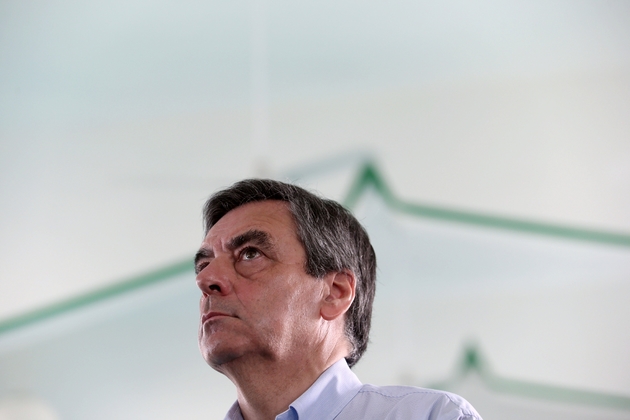 François Fillon en campagne à Saint-Denis de la Réunion, en France, le 13 février 2017