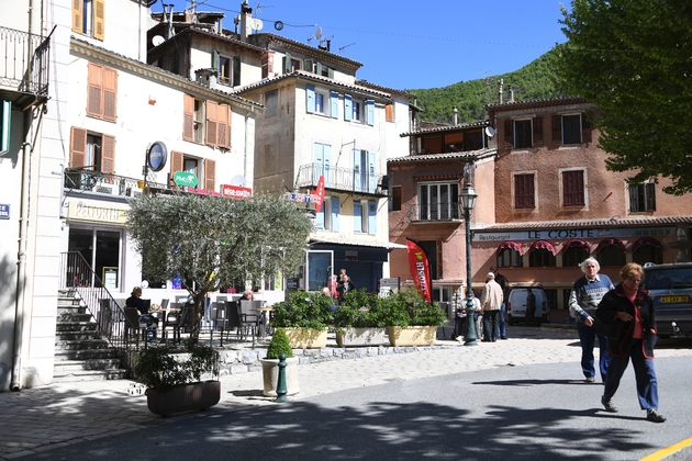 Le village de Puget-Theniers, dans les Alpes-Maritimes, à 75km de Nice, le 28 avril 2017