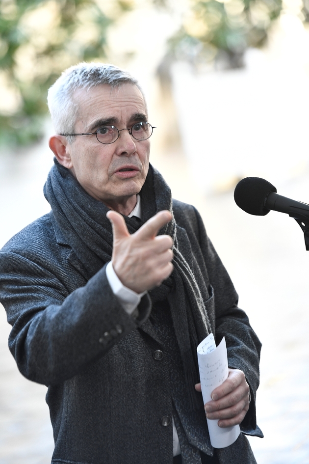 Le numéro un de FO, Yves Veyrier, à Paris le 13 février 2020