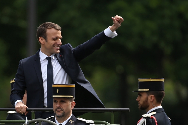 Emmanuel Macron, le jour de l'investiture 