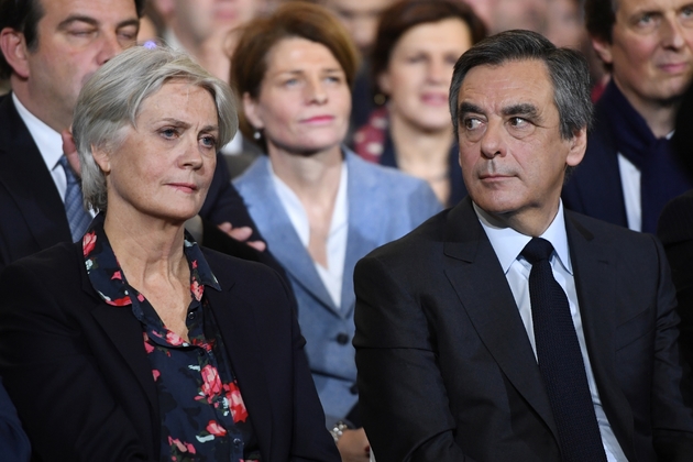 Penelope et François Fillon lors du meeting du 29 janvier 2017 à Paris
