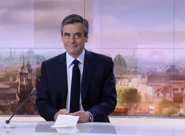 François Fillon avant sa prise de parole au journal de 20H de France 2, le 5 mars 2017 à Paris          