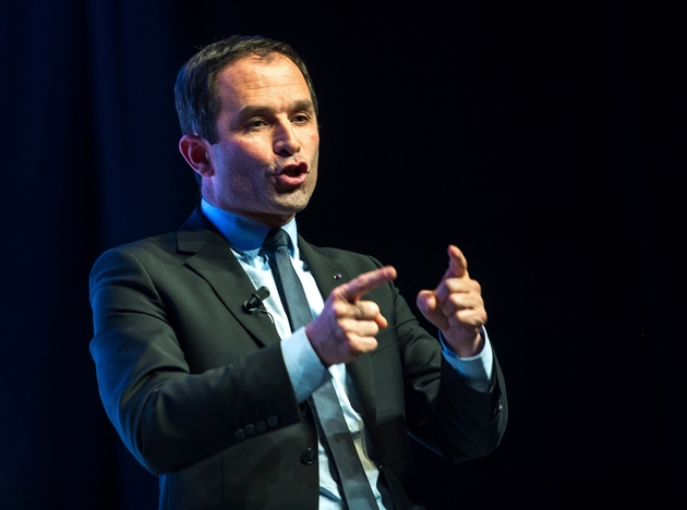 Benoît Hamon en meeting le 23 février 2017 à Arras  