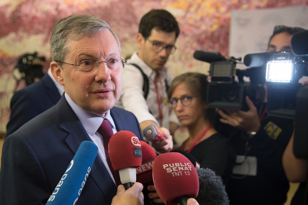 Le président de la commission des lois du Sénat Philippe Bas, le 31 juillet 2018 à Paris