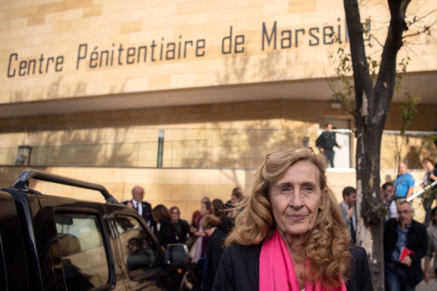 La ministre de la Justice, Nicole Belloubet, visite la prison des Baumettes, à Marseille le 26 octobre 2018
