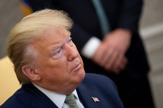 Donald Trump à la Maison Blanche à Washington, le 12 mars 2020