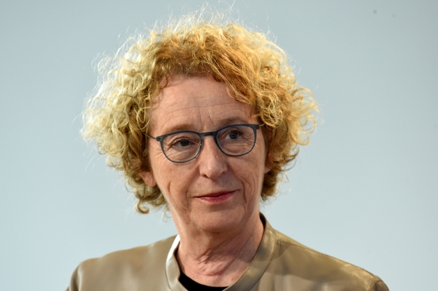 La ministre du Travail Muriel Pénicaud, lors d'une conférence à Paris le 15 octobre 2019