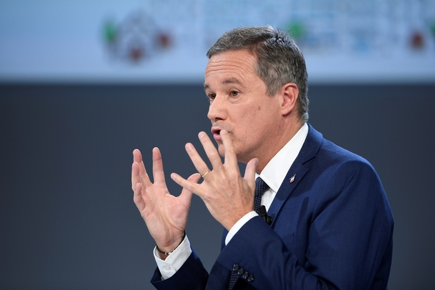 Nicolas Dupont-Aignan, le 21 février 2017 à Paris