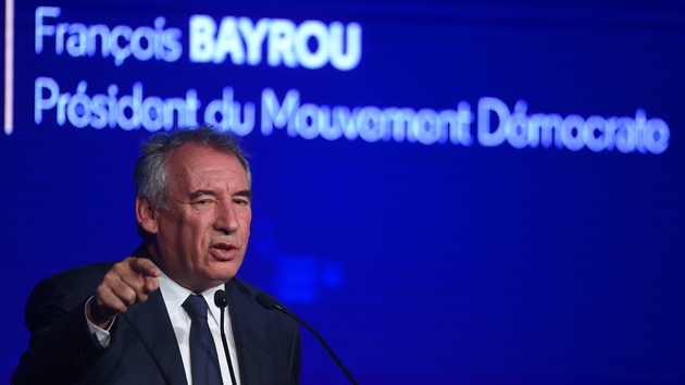 Le président du MoDem François Bayrou à Guidel, le 29 septembre 2019