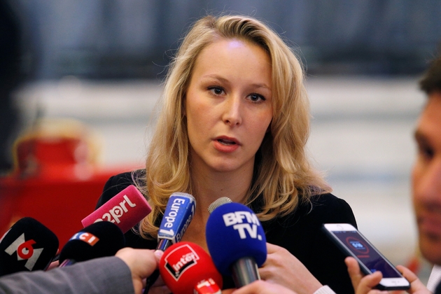 Marion Maréchal-Le Pen à Paris, le 29 avril 2017