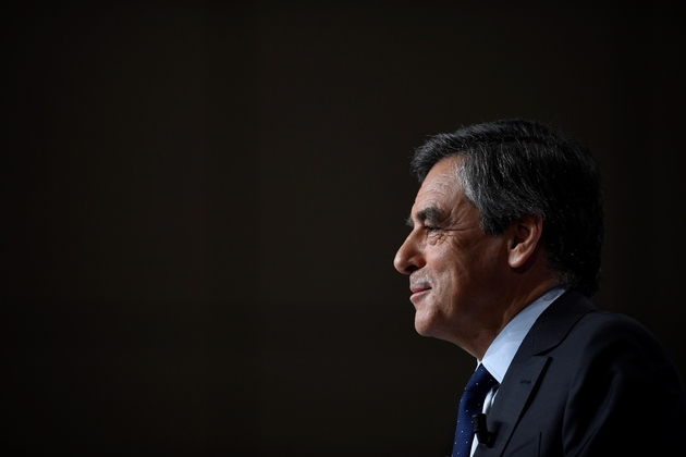 Le candidat à la présidentielle française François Fillon à Paris, le 21 février 2017