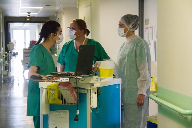 Les équipes de l'hôpital mobilisés contre le coronavirus