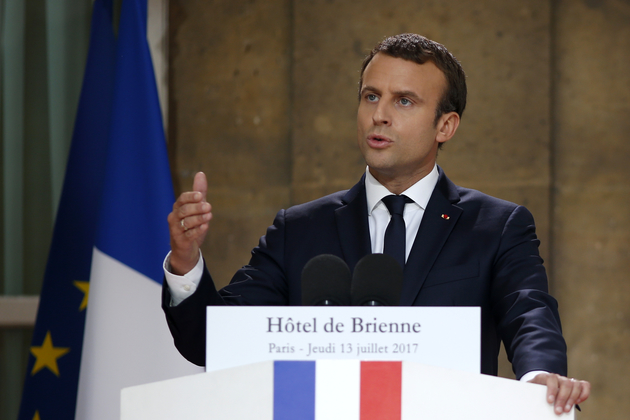 Emmanuel Macron, discours façe à l'armée