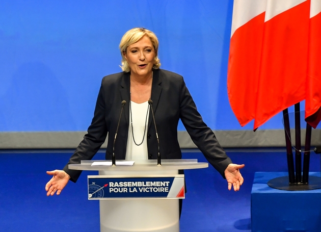 Marine le Pen au congrès dernier congrès du FN 