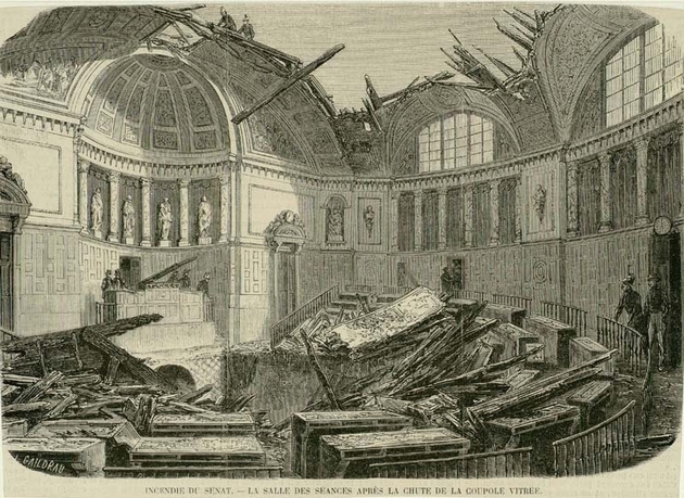 Incendie du Sénat en 1859