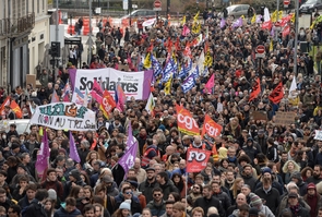 La grève des fonctionnaires le 22 mars 2018, à Nantes