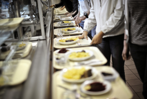 La cantine du collège de la Chataigneraie, le 20 Juin 2011 à Autun
