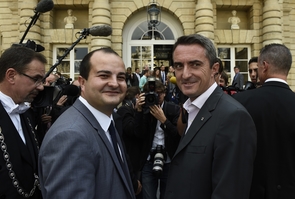 David Rachline et Stéphane Ravier (FN) font leur entrée au Sénat