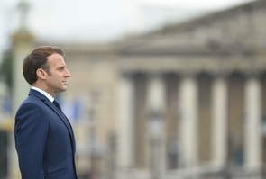 Bastille Day - President Macron Reviews Troops