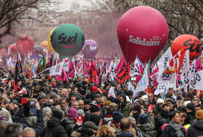 PARIS : Journee de mobilisation contre la reforme des retraites