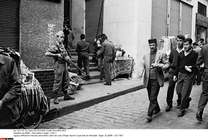 ALGERIE : Patrouilles a Alger (1961)
