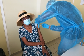 Centre de vaccination Ste Anne Guadeloupe