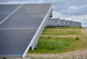 Labarde solar power plant site in Bordeaux