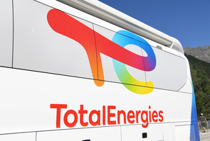 Photo illustration du logo de Total Energies