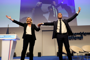 Paris: New election at French far-right party Rassemblement National with Jordan Bardella and Marine Le Pen