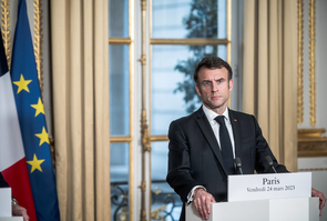 FRA : ELYSEE : Emmanuel MACRON et Rodrigo CHAVES ROBLES