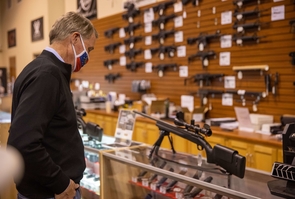 Senator Perdue campaigns at gun store, Athens, Georgia - 22 Dec 2020